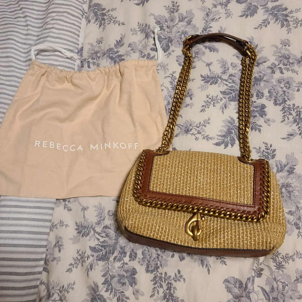 Rebecca Minkoff Edie Straw Bag